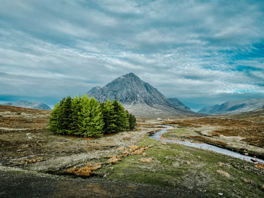 Picture of Glen Etive Mountain in the Highlands of Scotland