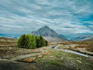 Picture of Glen Etive Mountain in the Highlands of Scotland