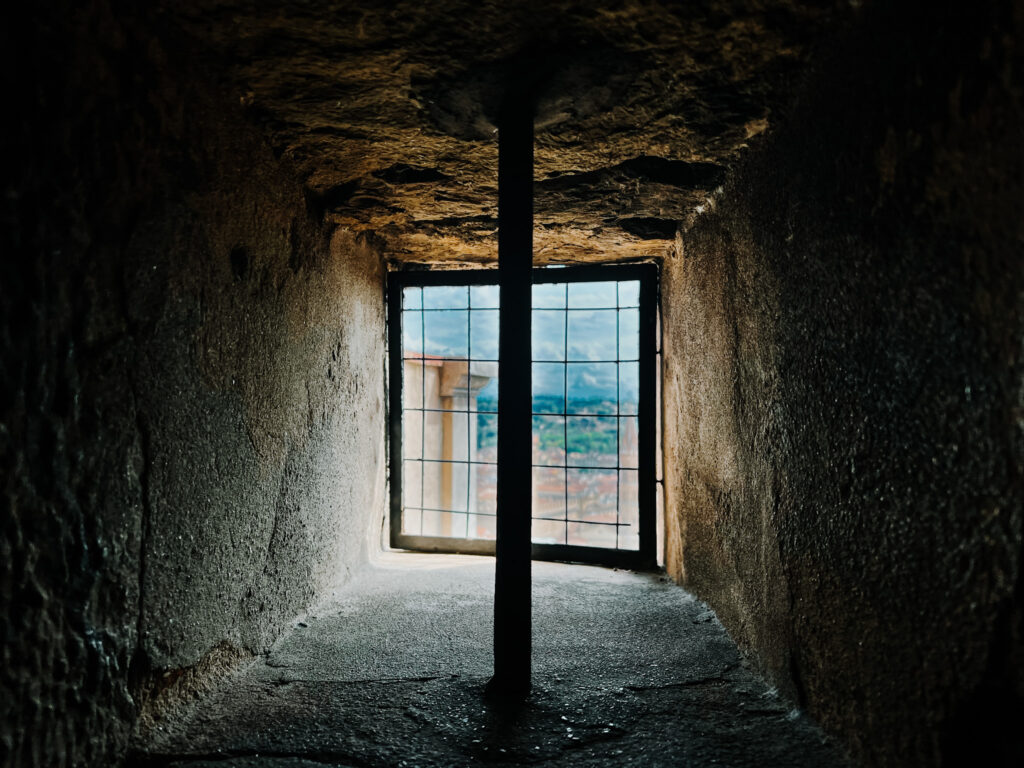 View through a window from Duomo in Florence